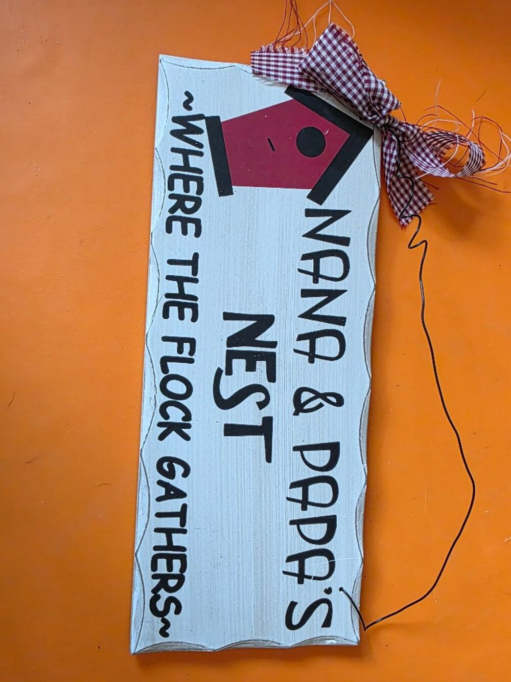 nana and popas old sign wall hanger inspirational